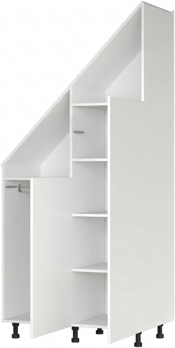 Armoire, 90 cm, réglable, VDD, 182 cm, 91 cm, 47 cm, 11 cm, Blanche