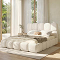 Lit, 180 × 200 cm, Calivra, 220 × 155 × 96 cm, 140 × 200 cm, 25 cm, blanc