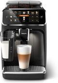 PHILIPS Machine à café, 12 boissons, Noir, commande tactile, carafe LatteGo
