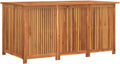 vidaXL Caisse de rangement, Boîte de Rangement de Jardin, 150 × 80 × 75 cm, Bois Massif d'Acacia, 141 × 72 × 62 cm, Coffre à Jouets