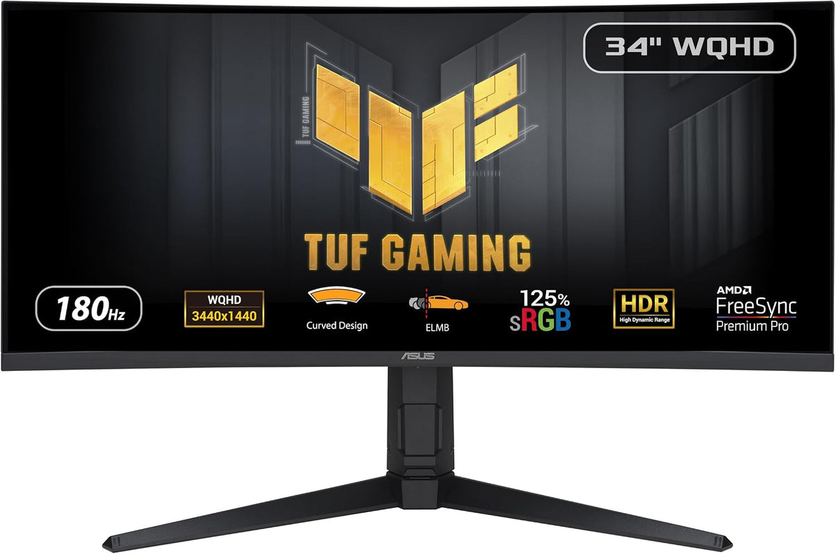 ASUS Écran PC, 34 Pouces, VG34VQL3A 1440p, 180Hz, 180 Hz