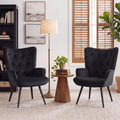 Fauteuil, 47 × 47 cm, Salon, Ckaff, Noir, Chambre, Siege Bureau