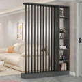 XDOPIRRS Paravent, cloison d'intimité à Lattes en Bois, 140cm, 140cm/55.1in, décoration d'entrée, adaptée aux Salons de thé, cafés