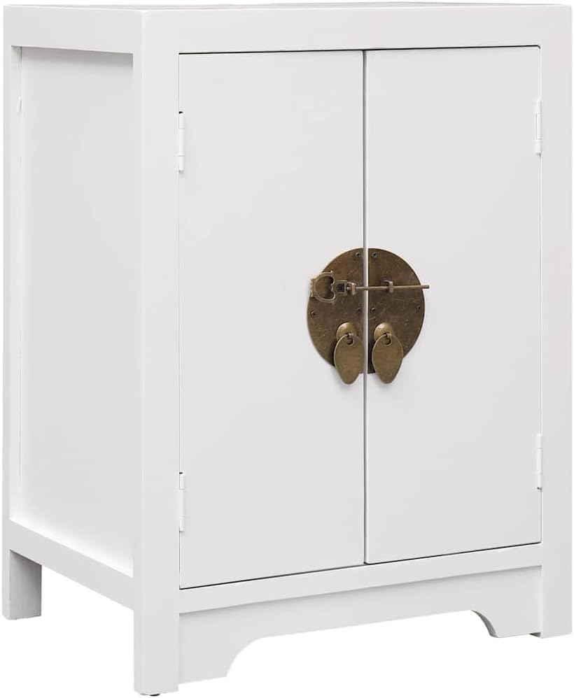 Table de chevet, 38 × 28 × 52 cm, fsahslih, 2 portes