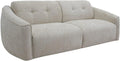 Canapé Vente-unique, 140 cm, 16 cm, 47 cm, 57 cm, Couchage 140 cm, Matelas 16 cm mémoire de Forme ASUFA