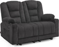 Canapé, 13 cm, réglable, M MCombo, 2 porte, 7009, Chaise de cinéma avec Fonction inclinable, Gris