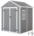 Abri de jardin, 182 × 151 × 219 cm, Outsunny, 12 mm, 162L, 131l, 182L, 151l, 38, 5l