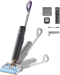 Aspirateur eau et poussière EUREKA 24000Pa, Aspirateur Laveur sans Fil, 250 W, acier inoxydable, 450 tr/min, 26 cm, 70°C, 45°C
