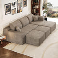 Canapé Sapgaks, 241 cm, 241 cm de long, de Compression modulaire en U, spacieux et confortable, Peut être combiné librement