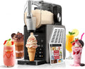 Machine à glace et sorbetières Azmsary, éclairage LED, 2, 5 L, 6 Programmes, Écran LED