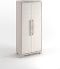 Armoire, Cuisine, 80 × 44 × 182 cm, réglable, Keter, Étagères Modulables, Pieds Surélevés, Garage, Atelier, Placard, Beige/Sable