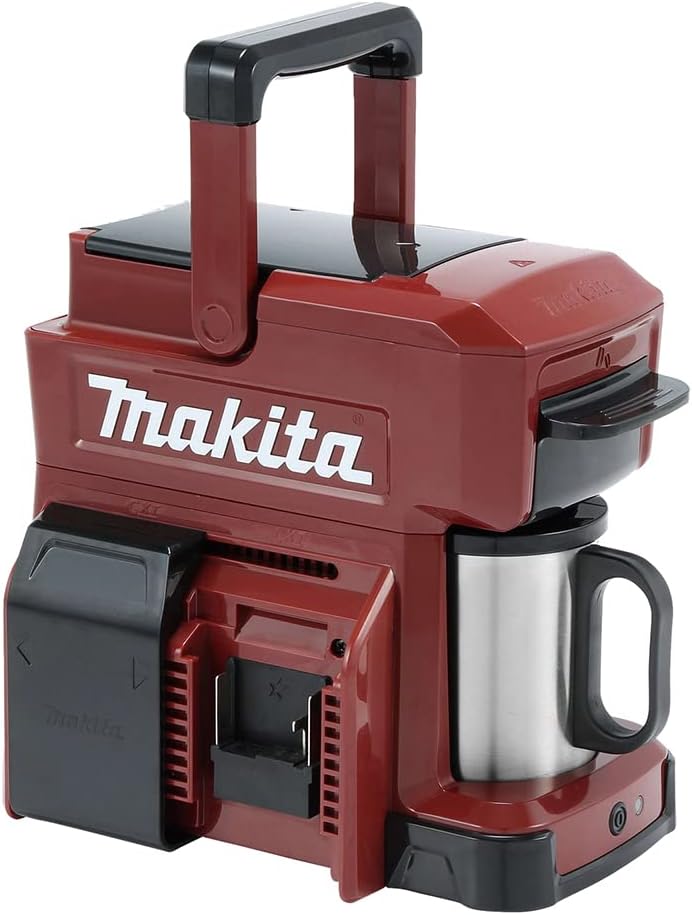 Makita Machine à café, 5.0 Ah, 160 ml, 240 ml, 4, 0 Ah, 14, 4 V, 18 V, 230 V, DCM501ZAR, 18V, réservoir d'eau