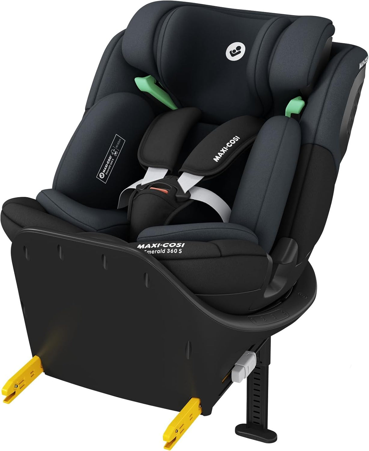 Maxi-Cosi Siège auto, 150 cm, réglable, 150cm, Emerald 360 S i-Size, 40–150cm, Tonal Noir