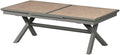 Table à manger, Table de Jardin Extensible Axiome Miel/Praline, 330 CM, réglable, Aluminium Traité Epoxy Antirouille, HESPERIDE, 12 Places