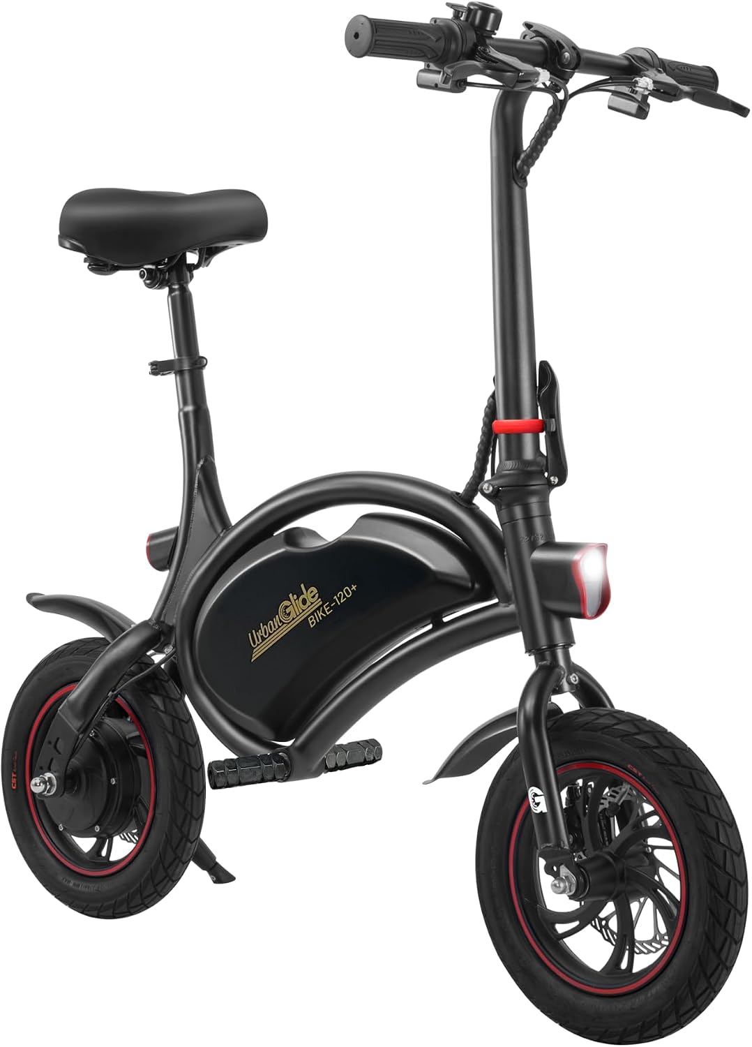 Vélo, pliable, 12 pouces, UrbanGlide, 250W, 15Kg, Draisienne Électrique Adulte 120, Moteur 250W, Autonomie Jusqu'à 18 km, Roues 12' Gonflables