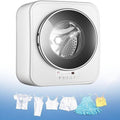 Mini lave-linge DPLXQPP, éclairage LED, 55 dB, Mini Sèche-Linge pour Salle Bain Cuisine, 3kg, portable, Lave-Linge Mural, Essoreuse