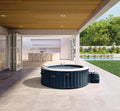 Intex Piscine hors sol, éclairage LED, 45 × 38 × 43 cm, Pure Spa Bleu Navy 4 Places, 28430NP, 1, 96 × 0, 71 m, 40°C, 1, 7 m3/h, Rond