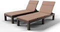 Luxirest Bain de soleil, réglable, pliable, Dossier réglable, avec Coussin