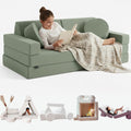 Canapé, Chauffeuse 2 Places Transformable en Lit d'Appoint, TIPICHOU, Aire de Jeu, Fauteuil, Matelas de Sol, Idéal Cadeau Enfants