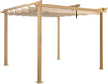 Belvédère, Tissu en Polyester de Haute densité, abri de Jardin pour Jardin, réglable, 90 × 90 × 1 mm, Angel Living, 28 × 70 × 1 mm, 3 × 3 m