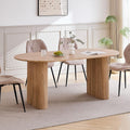 Table, 180 cm, 180 × 90 × 76 cm, 90 cm, 1, 8 cm, Salle à Manger et Salle de Réunion, Naturel, DEYARNA HOME