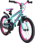BIKESTAR VTT, réglable, 66 cm, Vélo Enfant pour Garcons et Filles de 5-7 Ans, 77 cm, 109cm, 115cm